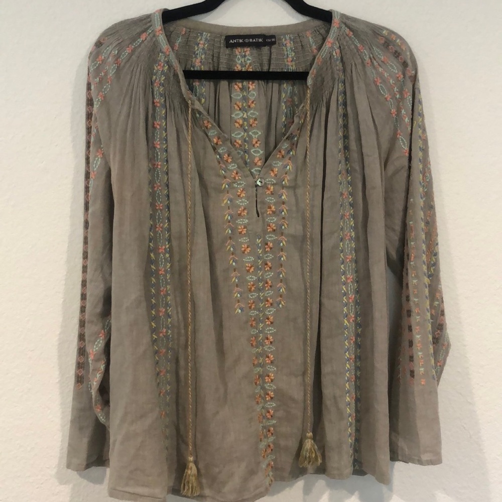 Antik Batik Embroidered Blouse